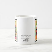 Baseball Eat Sleep Repeat Pop Art Personalized コーヒーマグカップ (中央)