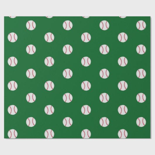 Baseball Fans Wrapping Paper ラッピングペーパー (フラット)