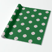 Baseball Fans Wrapping Paper ラッピングペーパー (アンロールド)