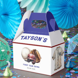 Baseball First Year Down 1st Birthday フェイバーボックス