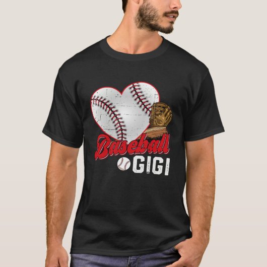 Baseball Gigi Baseball  Cute Mother s Day Girl Wom Tシャツ (正面)
