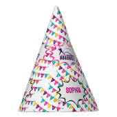 Baseball Girl Player Birthday パーティーハット (右)