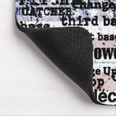 Baseball Glory | Faded Grunge American Flag Words マウスパッド (コーナー)