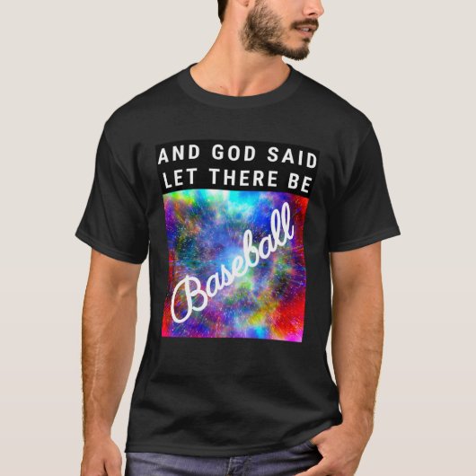 Baseball God Bible Religion Tシャツ (正面)