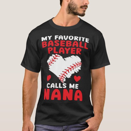 Baseball Grandma Grandmother Granny Grandparents D Tシャツ (正面)