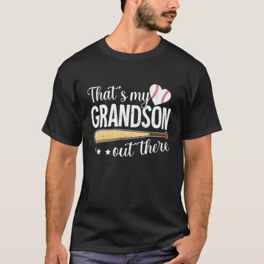 Baseball Grandma  That s My Grandson Out There Bas Tシャツ (正面)