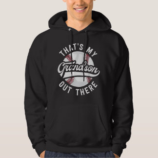 Baseball Grandpa Gift That's My Grandson Out There パーカ
