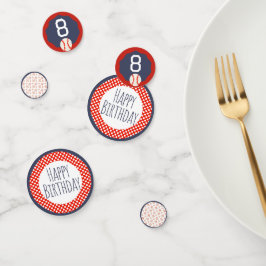 Baseball Happy Birthday Confetti コンフェッティ