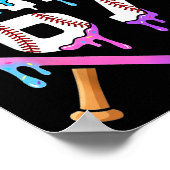 Baseball Ice Cream Drip 67 Player Dabbing Six Seve ポスター (角)