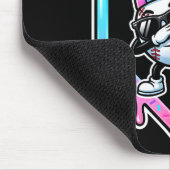 Baseball Ice Cream Drip 67 Player Dabbing Six Seve マウスパッド (コーナー)