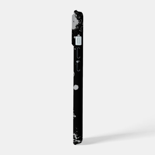 Baseball Ice Cream Drip With Sprinkles Home Plate iPhone 15ケース (左側面)