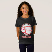Baseball is Life Heartbeat Pulse Graphic Tシャツ (正面フル)