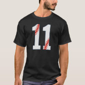 Baseball Jersey Number 11 Tシャツ (正面)