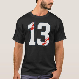 Baseball Jersey Number 13 Tシャツ