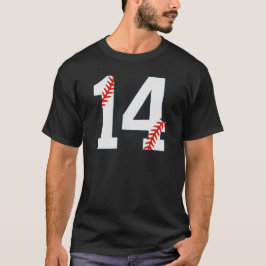 Baseball Jersey Number 14 Tシャツ