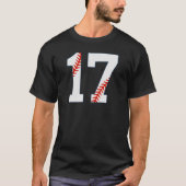 Baseball Jersey Number 17 Tシャツ (正面)