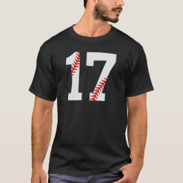 Baseball Jersey Number 17 Tシャツ