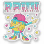 Baseball Life Style 101 Apparel Youth Drip Basebal シール (正面)