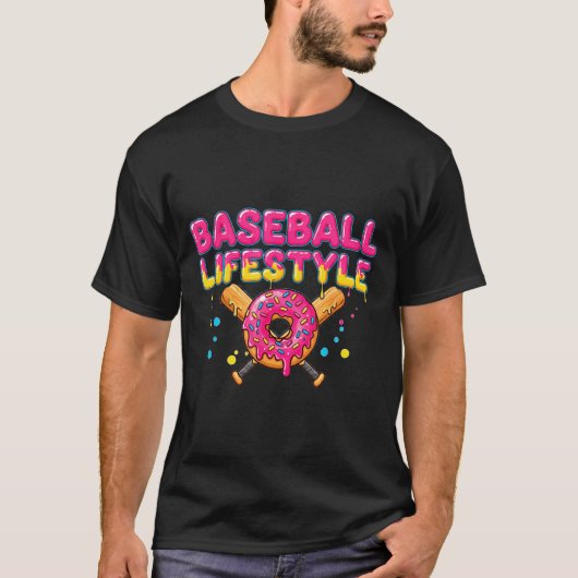Baseball Lifestyle 101 Apparel Youth Drip Baseball Tシャツ (正面)