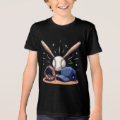 Baseball lovers after school activity club トライブレンドＴシャツ (正面)