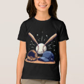 Baseball lovers after school activity club トライブレンドＴシャツ (正面)