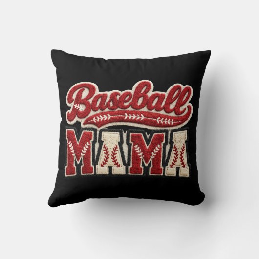 Baseball Mama クッション (裏面)