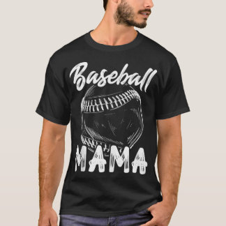 Baseball Mama For Women Family Matching Players Te Tシャツ