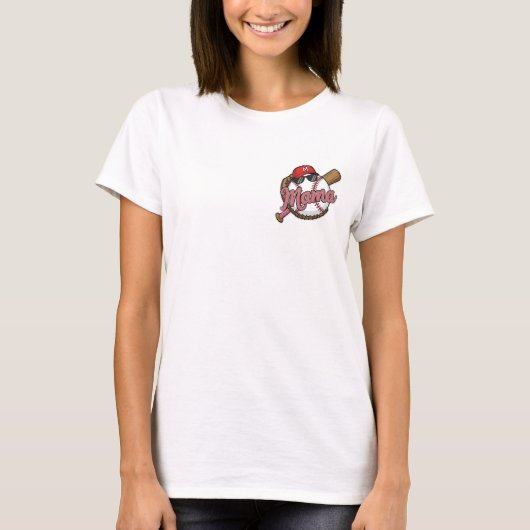 Baseball Mama Tシャツ (正面)