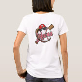 Baseball Mama Tシャツ (裏面)