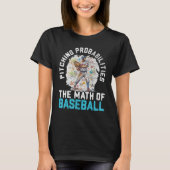 Baseball Math Teacher Mathematician Sport Baseball Tシャツ (正面)