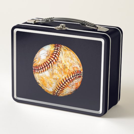 Baseball Metal Lunchbox メタルランチボックス (正面)
