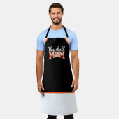 Baseball Mom “Baseball M❤️M” Gift Box Design – Bas エプロン (着用した状態)