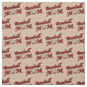 Baseball Mom Design Pattern ファブリック (見本)