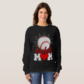 Baseball Mom Mama Mother s Day Sport スウェットシャツ (正面フル)
