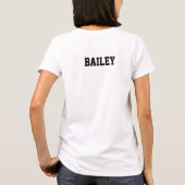 Baseball Mom That's My Senior Jersey Number Name Tシャツ (裏面)