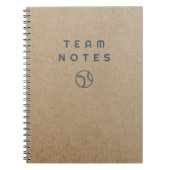 Baseball Notes- for Coaches, Players & Fans ノートブック (正面)