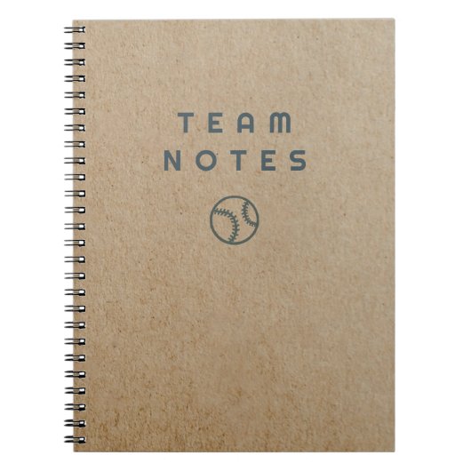 Baseball Notes- for Coaches, Players & Fans ノートブック (正面)