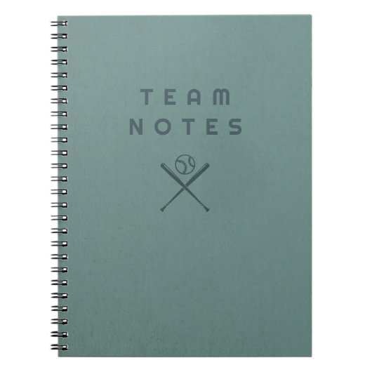 Baseball Notes- for Coaches, Players & Fans ノートブック (正面)