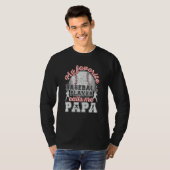 Baseball Papa Dad My Favorite Baseball Player Call Tシャツ (正面フル)