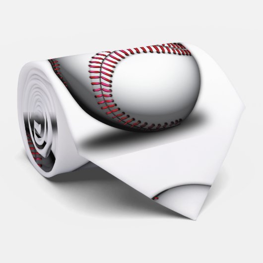 Baseball Pattern Ties ネクタイ (ロール)