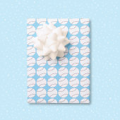 Baseball Pattern Wrapping Paper Flat Sheet Set ラッピングペーパーシート