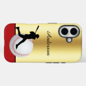 Baseball personalize with name Elegant Colorful Case-Mate iPhoneケース (裏面 (横))