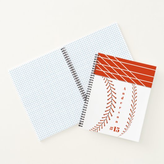 Baseball Photos Rustic Memory Scrapbook ノートブック (内部)