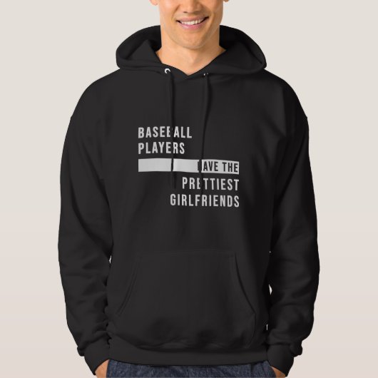 Baseball Phrase For The Prettiest Girlfriend Of Ba パーカ (正面)