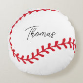 Baseball Pillow sports ラウンドクッション (正面)