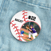 Baseball Pin Name Jersey Number Photo Button 缶バッジ