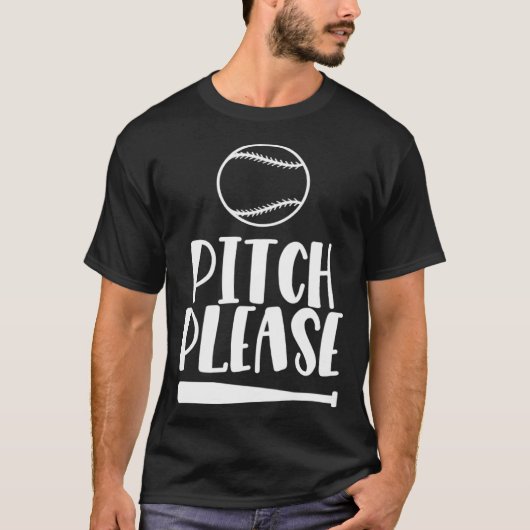 Baseball Pitch Please Pitches Baseball Game  3 Tシャツ (正面)