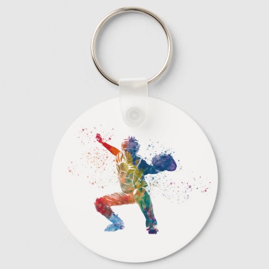 baseball player キーホルダー (正面)