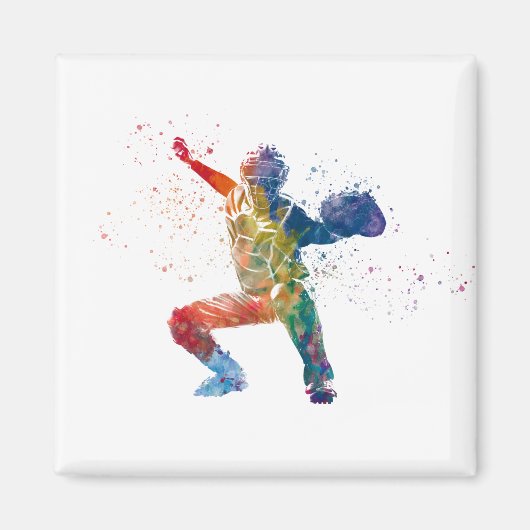 baseball player マグネット (正面)