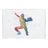 baseball player 枕カバー (正面左)